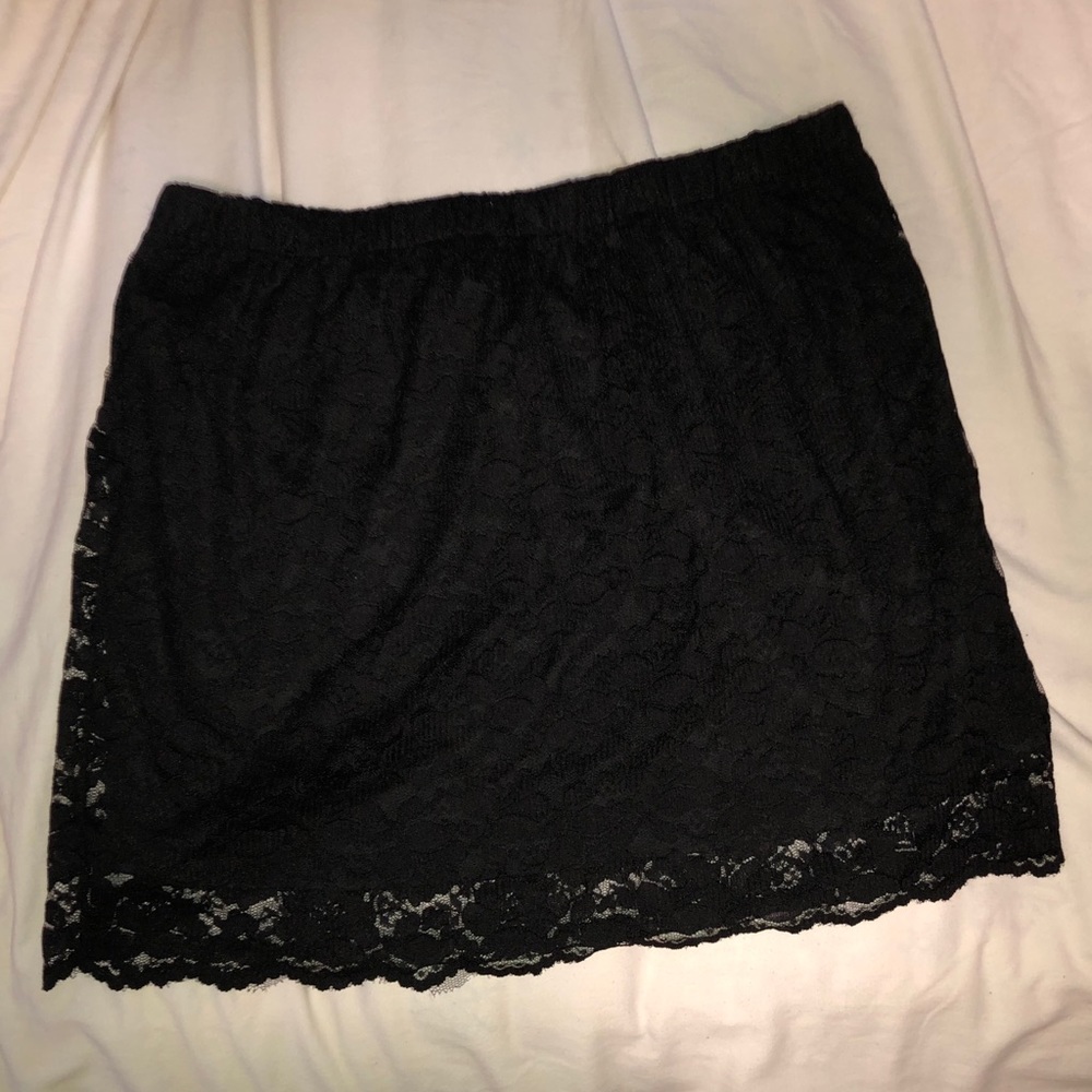 Women’s Plus Size Lace Pencil Skirt